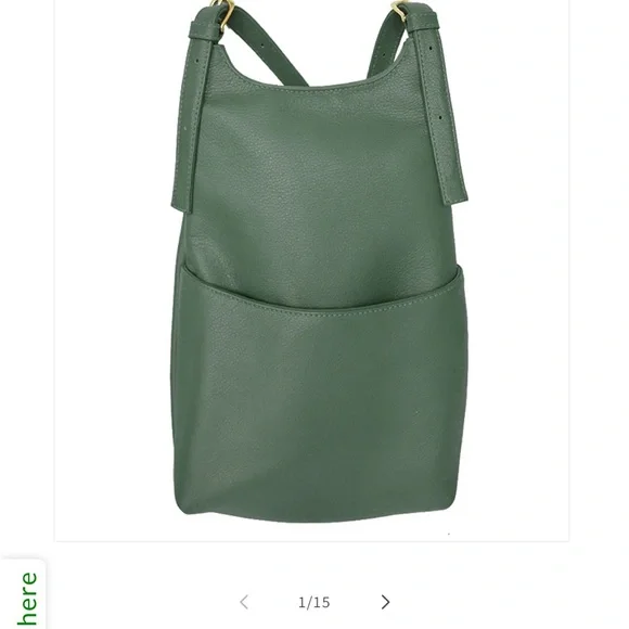JP OURSE & CIE  Kangaroo Elegant Green Leather Shoulder Bag - Kangaroo Handbags - Etsy Canada main image 4